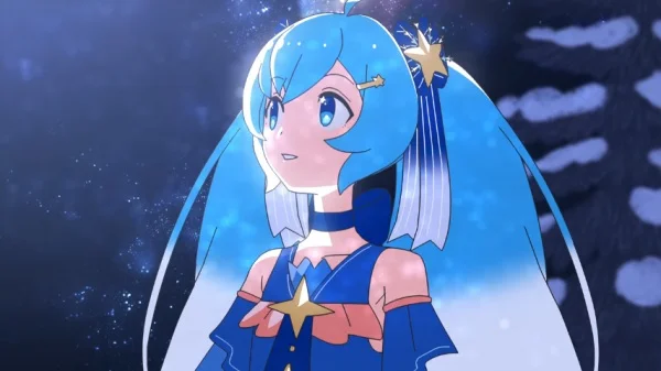 Star Night Snow Poster